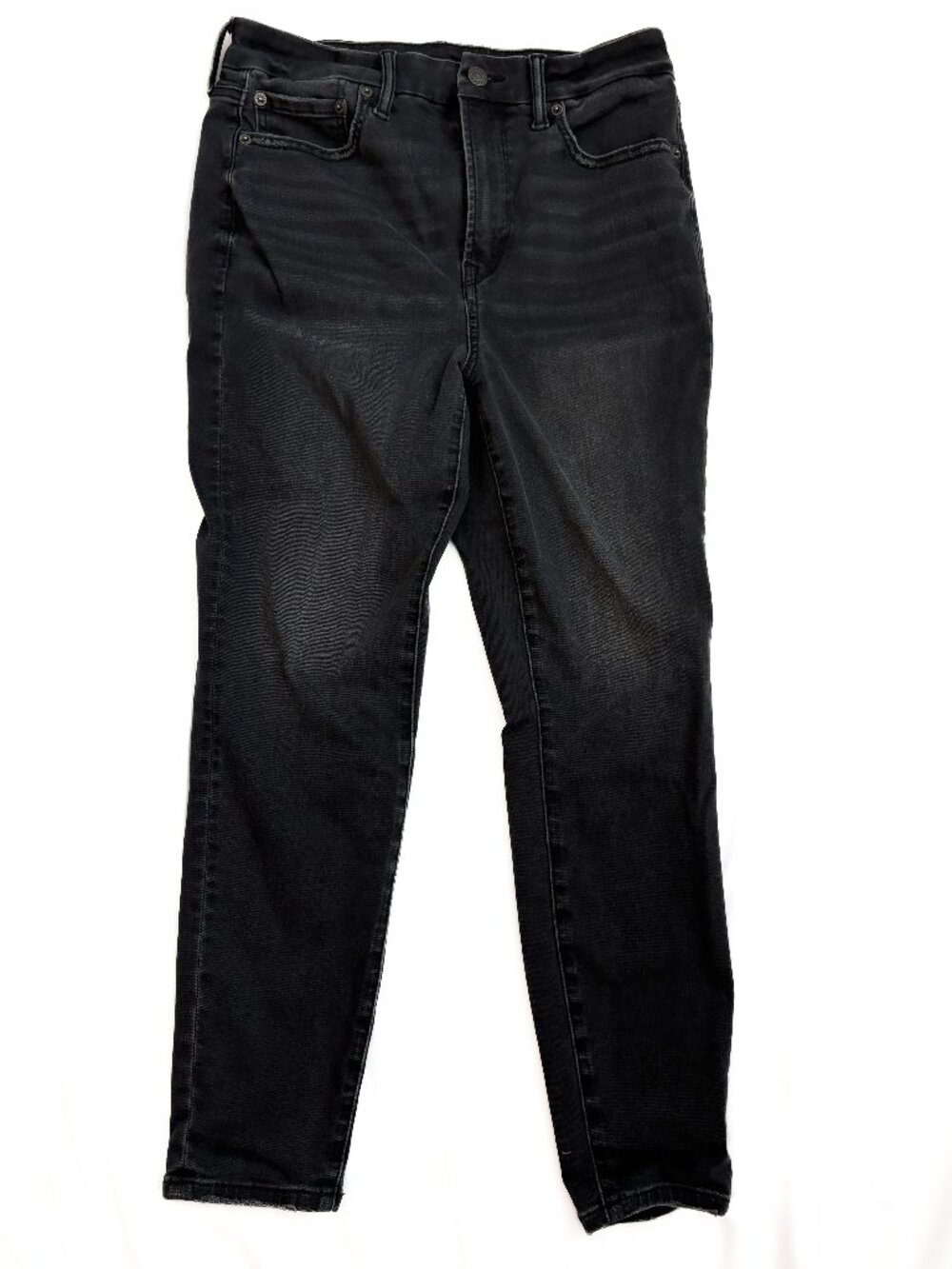 American Eagle Luxe Stretch Real Good Black Skinny Jeans Size 8 X-Short